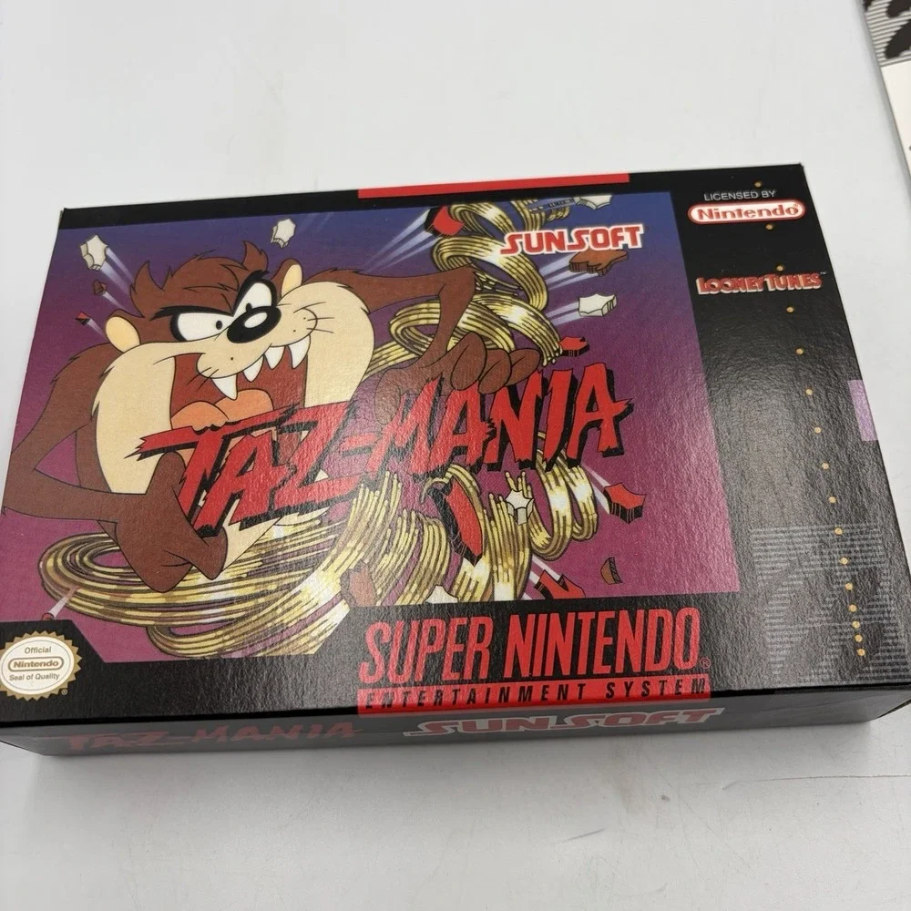Taz-Mania (Super Nintendo Entertainment‎ System, 1993) Box Only